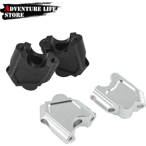 Motorcycle Handlebar Riser Extend Handle Bar Mount Clamp Adapter Aluminum Alloy For BMW F700GS F 700 GS F650GS F650 GS 22MM 700F