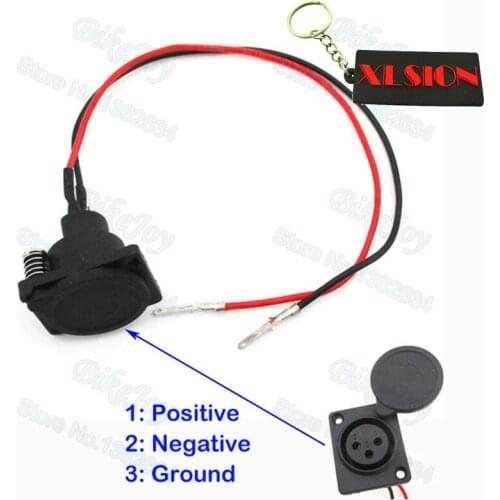 3 Position XLR Charging Port Socket For Currie GT Schwinn Ezip Izip EVO 500 800 1000 Scooter GT-750 Razor MX650 Dirt Rocket
