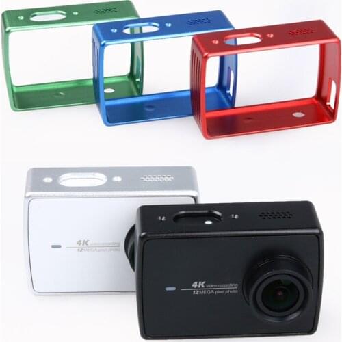 Aluminum Frame For Xiaomi Yi 2 II 4K Xiaoyi Protective Case Cover with Mount Adapter For Xiaomi YI 4K Action Camera Accessories