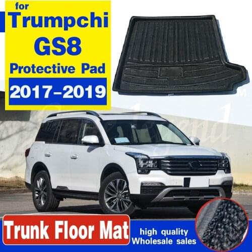 For Trumpchi GS8 2017 2018 2019 High Quality Rear Trunk Cargo Mat Floor Tray Boot Liner Waterproof Protective Pad Auto part