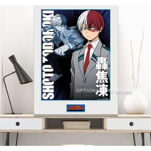 Home Decor Canvas Wall Art Paints Shoto Todoroki My Hero Academia Pictures Printing Anime Modular Artwork Poster For Living Room