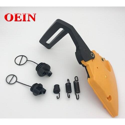 Chain Clutch Cover Brake Handle Cap Buffer Spring Kit Fit Partner 350 351 370 371 390 420 Chainsaw Replacement Parts