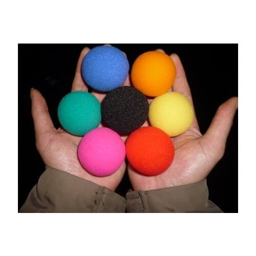 20pcs/lot Super Sponge Ball (4.5cm) Magic Tricks Stage Close Up Magia Sponge Ball Appear Vanish Magie Illusion Gimmick Props