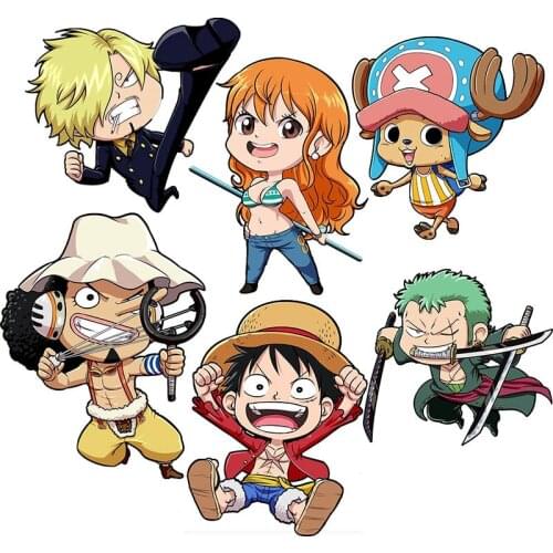 Dawasaru One Piece for Macbook Decal School&gift&car Stickers Auto Decoration Vinyl Helmet Decals