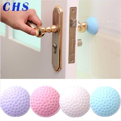 Wall Mute Door Fenders Silicone Self Adhesive Wall Protectors Door Handle Bumpers Buffer Prevent Guard Collision Knob Crash Pad