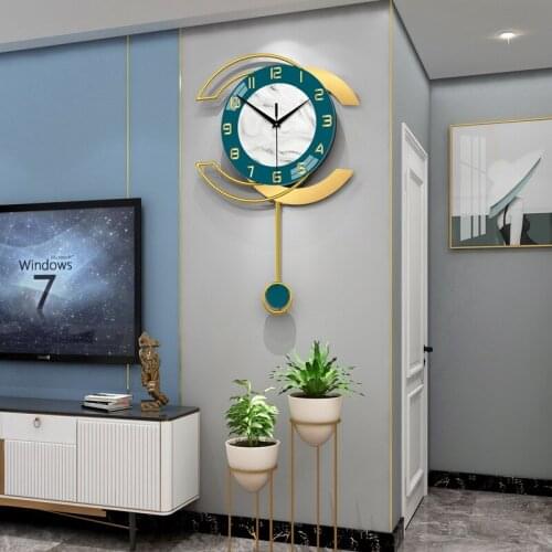 Wall Clock Light Luxury Creative Bedroom Corridor Living Room Clock Home Decoration Art Wall Watch Fashion Simple Wall Clock