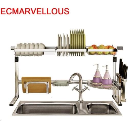 Organizer De Dish Almacenaje Especias Cosina Almacenamiento Stainless Steel Organizador Cocina Cozinha Cuisine Kitchen Rack
