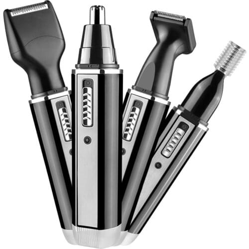 Rechargeable Electric Razor For Men USB Charge All In One Grooming Kit Hair Trimmer Facial Eyebrow Trimmer Nose Shaver Machine