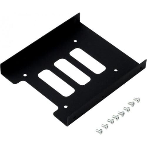 Useful 2.5 Inch SSD HDD To 3.5 Inch Metal Mounting Adapter Bracket Dock Screw Hard Drive Holder For PC Hard Drive Enclosure