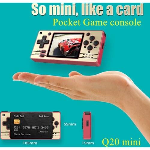 Portable Handheld Game Player Q20 2.4 Inch IPS Mini Pocket Retro Game Console Open Source MAME GB PS Colorful Video Gaming Box