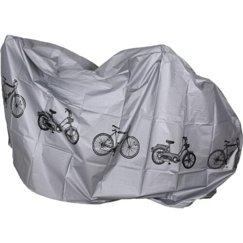 Gray Moto Bike Motorcycle Covers Dust Waterproof Outdoor Indoor Rain Protector Cover Coat For Bicycle Scooter
