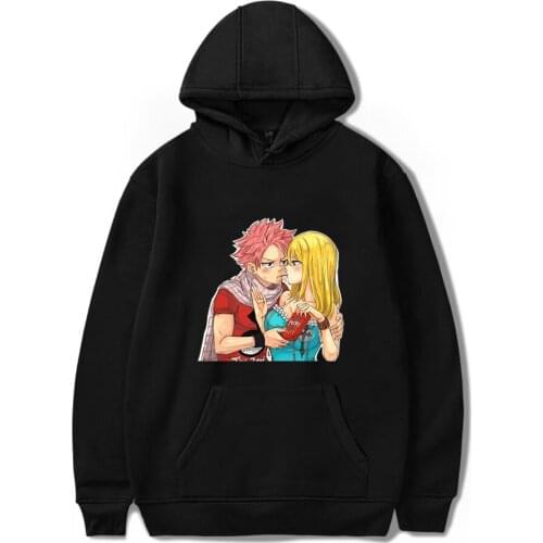 2019 hot Youth Sweatshirt Fashion Anime FAIRY TAIL Print Hoodie Mens and Womens Casual Shirt High Quality Loose Comfort Hoodie