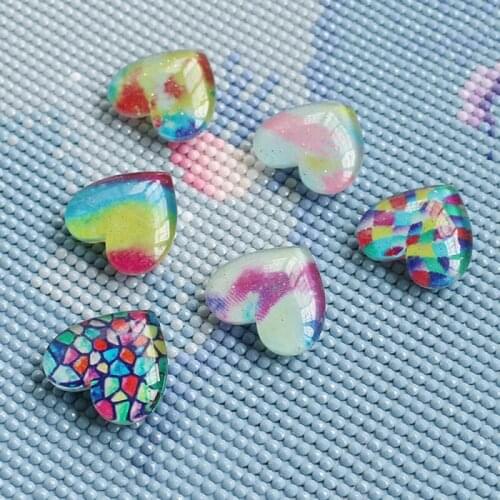 1PC Heart Shape Diamond Painting Tools Accessories Diamond Drawing Fixer DIY Handmade Crafts Supplies