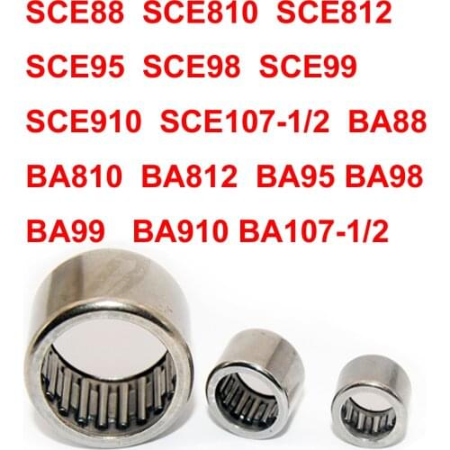 1pc SCE88 SCE810 SCE812 SCE95 SCE98 SCE99 SCE910 SCE107-1/2 BA88 BA810 BA812 BA95 BA98 BA99 BA910 BA107-1/2 inch Needle Bearings