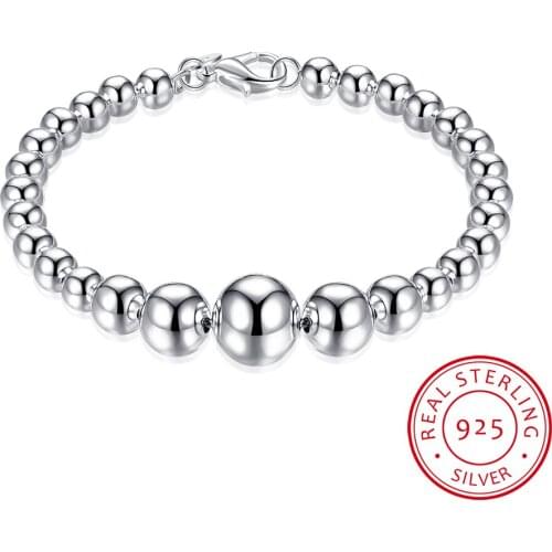 100% 925 Silver Fashion Womens Jewelry full Heart Bracelet 20cm For Gift Girl Lady Free Shipping Hot Sale Gift Wholesale