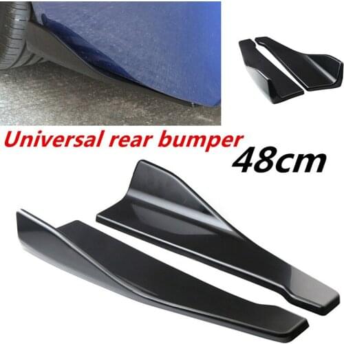 2Pcs Car Accessories Bumper Spoiler Rear Lip Angle Splitter Diffuser Protector