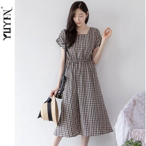2021 CLTT women dresses summer vintage dress