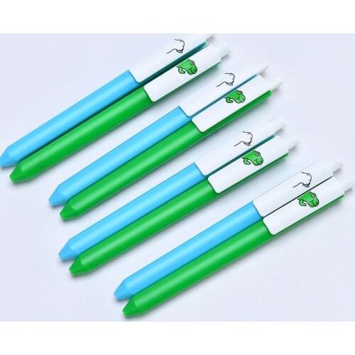 36PCS Cartoon Click Gel Pens Creative Student Exam Ball Pen Kawaii School Supplies Stationery