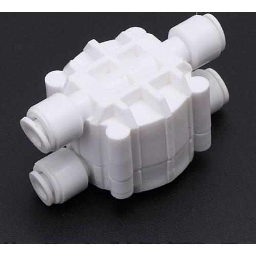 4 Way 1/4 Port Auto Shut Off Valve For RO Reverse Osmosis Water Filter System 95AC