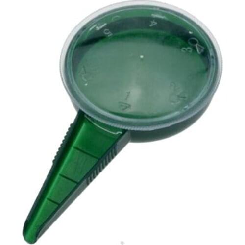 5 In 1 Dark green Adjustable Size Seeder Dia Dispenser Sower Seeder Plastic Disseminator Farm Garden Plant Supplies Tool
