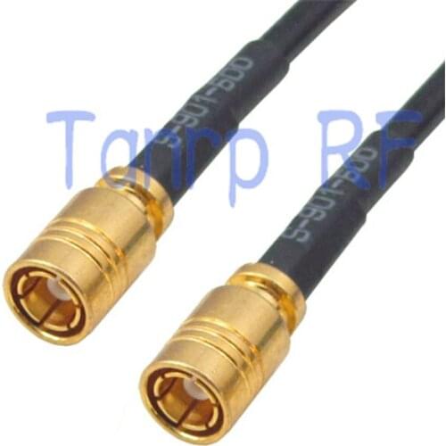 50CM Pigtail coaxial jumper RG174 extension cord cable 20in SMB female jack to SMB female jack RF connector adapter