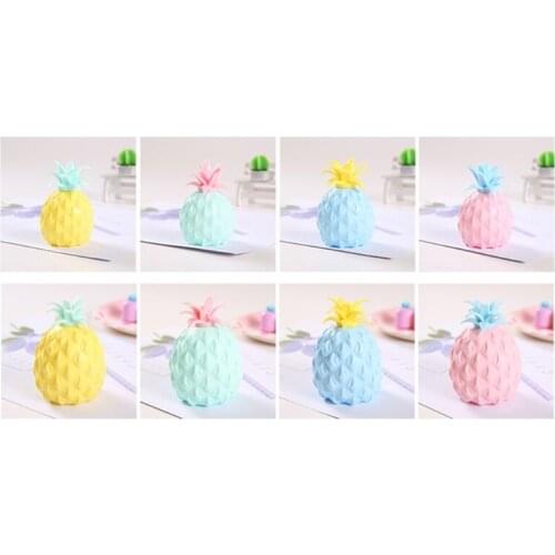 Pineapple Stress Ball Toy Pressure Balls Release Anxiety Stress Tension Squishy Sensory Squeeze and Pull for Kids Adults