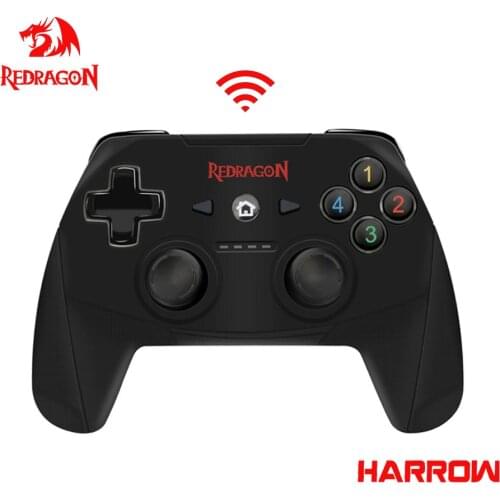 Redragon HARROW USB Wireless Controller for PC/PS3 Gamepad Controller Joystick Vibration Compatible Xinput/Dinput/Android G808