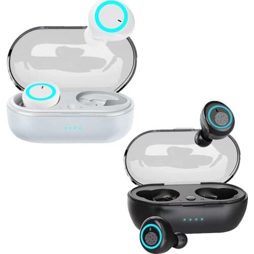 Top TWS Bluetooth Earphone Waterproof Wireless Headset Deep 6D Bass Earbuds True Wireless Stereo Headphone