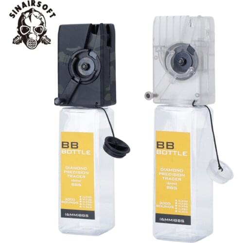 Quick Loader 3000 Rounds Hand Crank Storage Bottle Speedloader Large Capacity BB Converter For Hunting Paintball Shooting Target