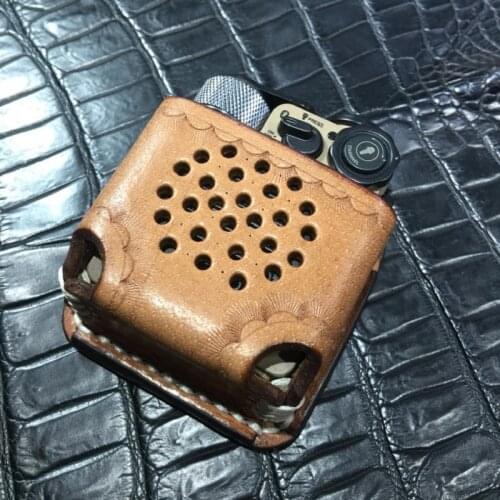 All Handmade Carry Case Real Cow Leather Bag Accessories for MUZEN Wild Mini