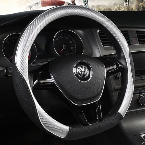 Car Steering Wheel Cover D Shape Soft Short plush Winter For Nissan Qashqai J11 X-trail T32 For Kia Sportage Optima GOLF 7 2015