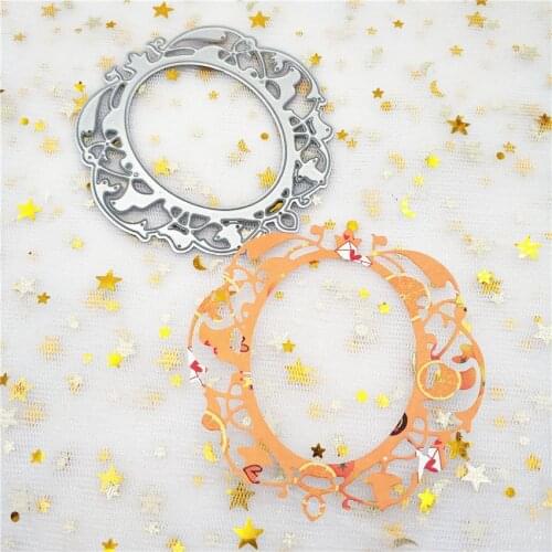 The Elliptical Mirror Metal Cutting Dies for card making Scrapbooking Photo Album Paper Embossing Cuts Stencil Craft Dies