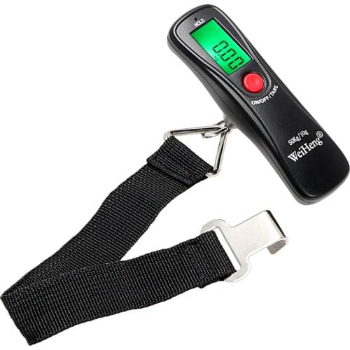 Pocket Fishing Travel Luggage Weight Scale Mini Portable Hanging Strap Hook Scale 50kg 10g Electronic Digital Scale