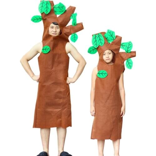 Carnival Party Tree Costume Cosplay Adult Children Costume Party Activities Children Dress Up Christmas Tree Service Supplies