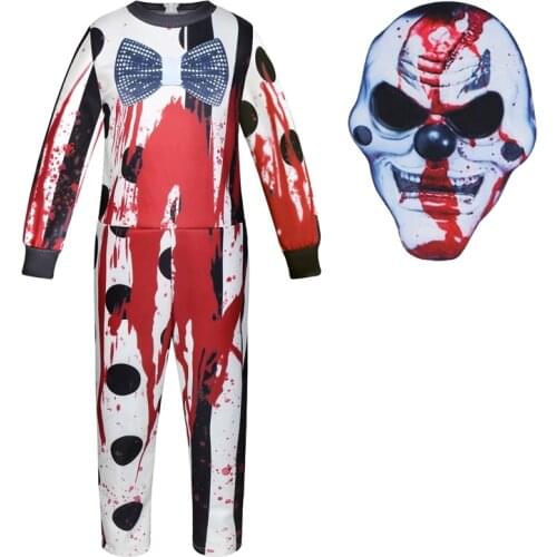 Clown Roleplay Girls Sets Clothing Kids Clothes Girls 5-8 to 12 Long Sleeve Children Clothes Boys Girls