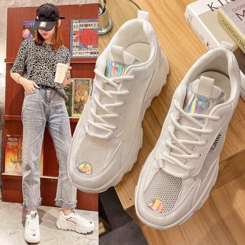 Stylish Womens Sneakers 2021 Summer New Fashion Women Platform Sneaker Walking Shoes Woman Casual Shoes Plus Size 41 42