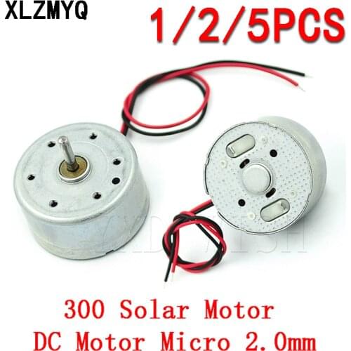 DC 1.5V 3V 4.5V 5V 6V DC micro Motor Type 300 DC Motor for Solar Panel DIY Toys 2 Pins Plug Spacing 2.0mm PH2.0mm Brush Motors