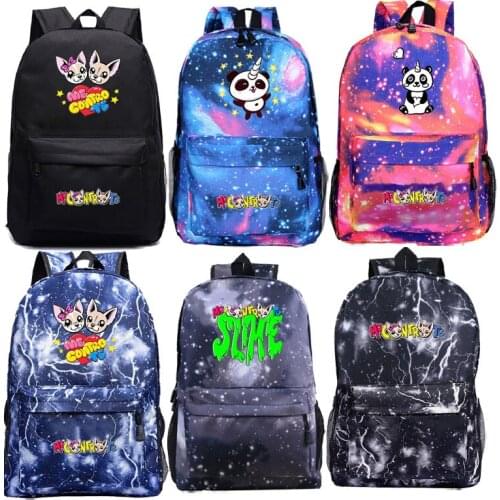 Cute Mochila Me contro Te Backpacks Boys Girls School Bag new pattern Laptop Bags men women Travel Backpack teens knapsack