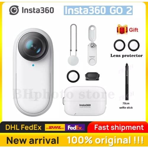 Insta360 GO 2 Mini Action Camera for IPhone and Android Go 2 Smallest Mini Wearable Camera For Vlog Video Making with remote