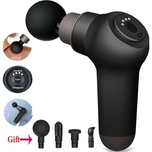 Newest M12 Mini Fascia Gun Deep Muscle Massager Massage Gun Relaxing USB Recharging Electric Massager Pain Release for Body
