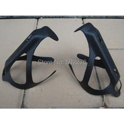 New Carbon Matt Bike water Bottle cage Holder for MTB Mountain Road Cyclocross TT bicycle - 2 Pcs ( CG029 )