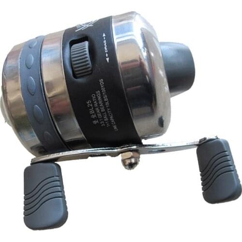 BL25 Fishing Reel for Slingshot Shooting Fish Closed Wheel Outdoor Hunting with 5# line 40M