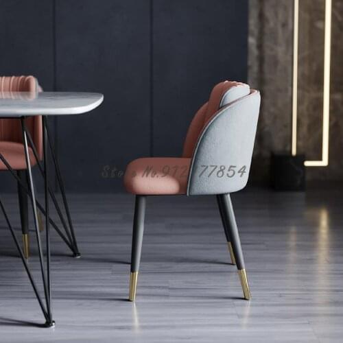 Nordic designer chair backrest household light luxury makeup stool bedroom dressing table modern minimalist