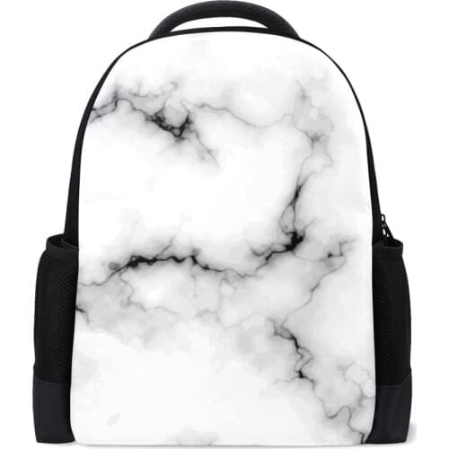 Women Backpacks School Children School Bags For Girls kids Primary Book Bag Childrens waterproof bags marble Printing Backpack