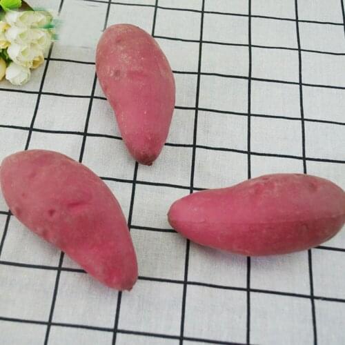 10pcs High imitation fake artificial sweet potato&plastic fake simulated artificial sweet potato model