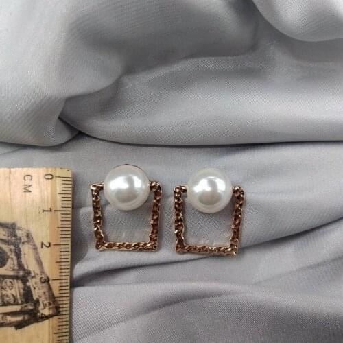 2020 New Oorbellen Earings And American Style Qingdao Jewelry Earrings Temperament Wild Net Trend Simple 925 Needle Female D44