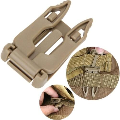 5pcs/lot High Quality Clip Buckles Outdoor Survival Edc Tool Molle Strap Edc Backpack Bag Webbing Connecting Buckle Clip