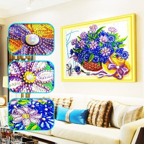 5D DIY Special Shaped Diamond Painting Cross stitch Diamond Embroidery Animals Picture Of Rhinestones Home Decor 40x50cm