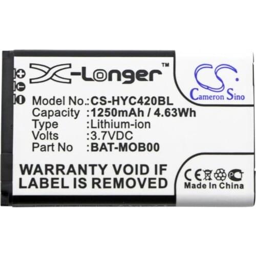 Cameron Sino 1250mAh battery for HONEYWELL 70e 75e Captuvo 70e 75e SL22 Sled SL42 SL62 Enterprise 26111710 3159122