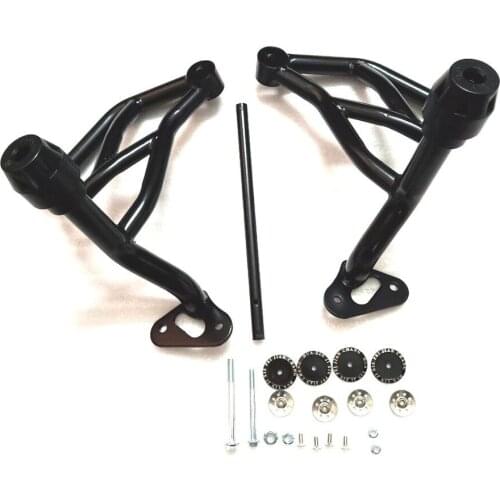 High Quality Motorcycle Side Safety Engine Guard Bumper Highway Crash Bar Protector For Haojue Suzuki DR150 DR150S